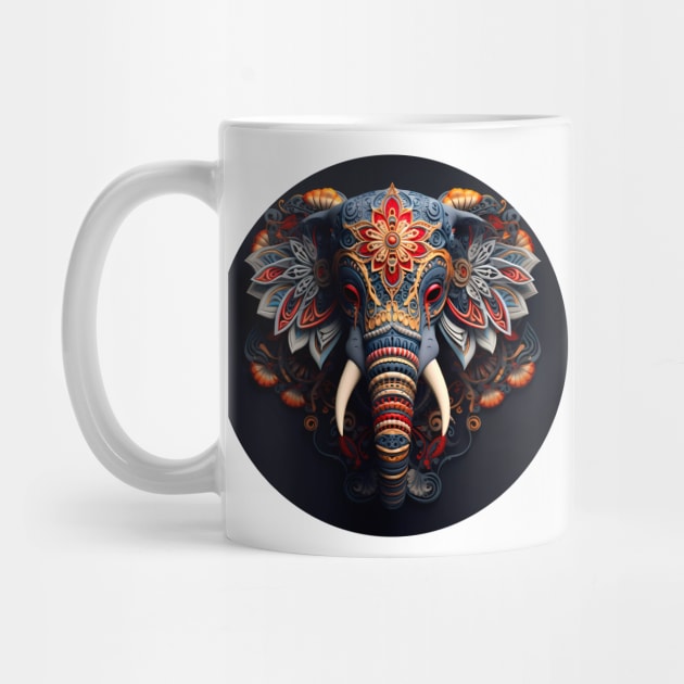 Mandala - Elephant 6 by aleibanez